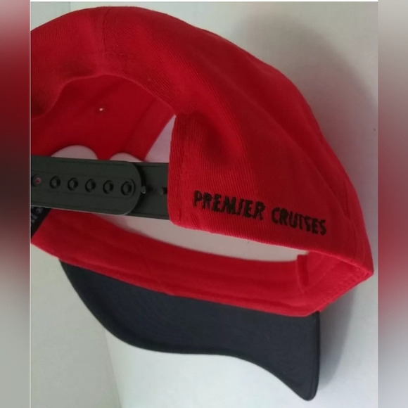 Premier Cruises "Join The Fun" Red Hat Cap Snapback #New - Picture 5 of 7